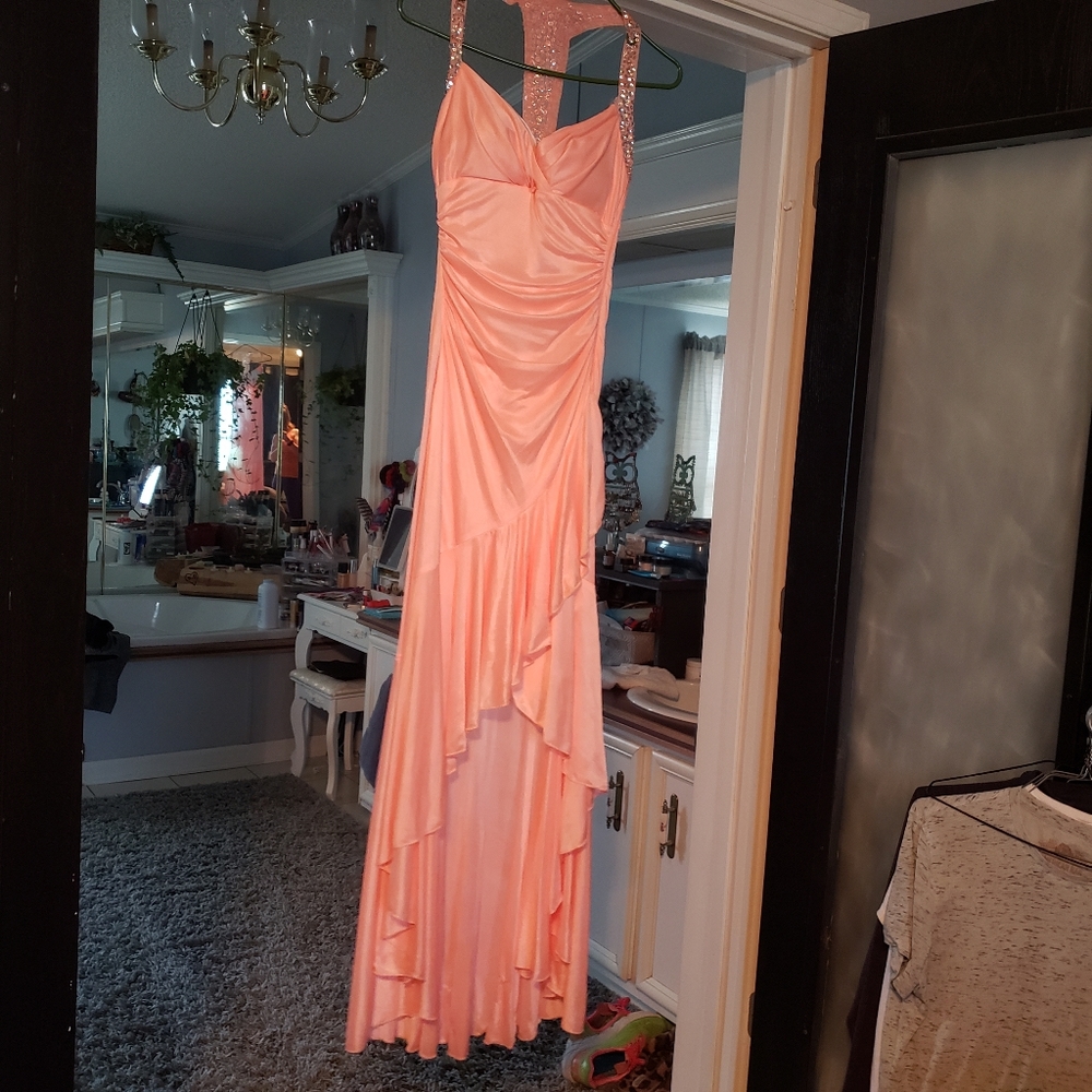 Peach Formal Dress